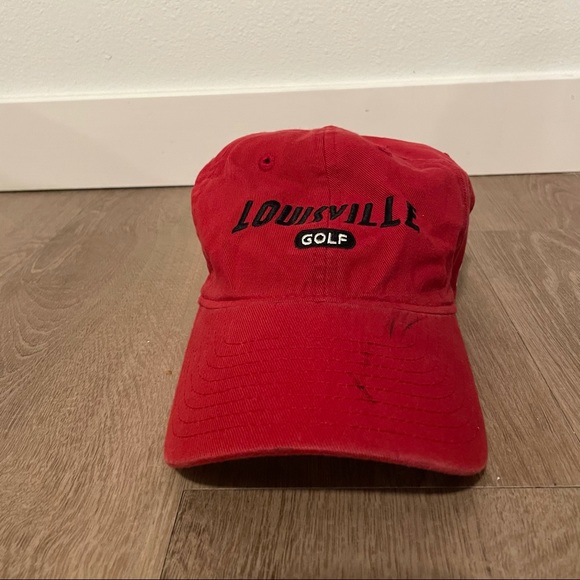 adidas Other - Adidas Louisville golf hat red